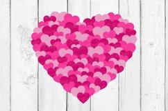 Valentine's Day Heart Collage SVG | Heart SVG Product Image 4