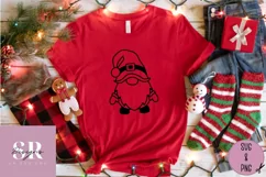 Mr & Mrs Claus gnome | Paper cutting | Santa Gonk SVG Product Image 5