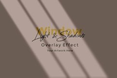 Window Sunlight Shadow Overlay Effect Mockup Product Image 1