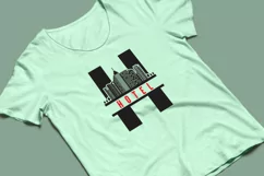 Urban City Alphabet A-Z svg eps ai png pdf Product Image 4