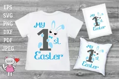 My First Easter Svg T-shirt Design Boy shirt svg Product Image 1