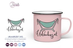 Urlaubszeit SVG | Hammock SVG Product Image 1