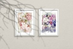 PNG Watercolor Floral Art Product Image 6