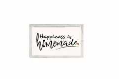 Happiness Is Homemade Svg, Farmhouse Sign Svg, Kitchen Sign Product Image 2