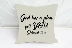 God Has a Plan For You Jeremiah 29 11 Christian bible verse Product Image 2
