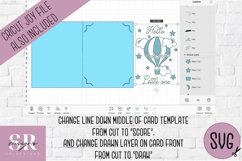 New baby card insert design| Paper cutting | Cricut Joy svg Product Image 3