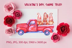 Valentine Gnome Suplimation. Gnome Truck Product Image 1