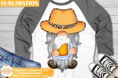 Beer Gnome Sublimation, Summer Gnome Png, Barbecue Png Product Image 1