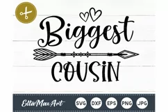 Biggest Cousin SVG, Cousin SVG, Cousin Crew Svg, Cousin SVG Product Image 2