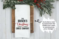 Christmas Tea Towel SVG | Christmas Cookie Company Product Image 2