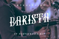 Web Font Barista Product Image 1
