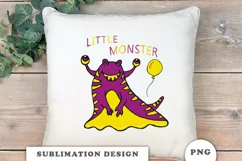 Little Monster Sublimation Designs Downloads PNG Product Image 5