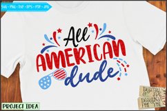 All American Dude - SVG EPS DXF Cutfile Product Image 2