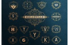 Set of 16 Ornamental Monograms and Logos Product Image 1