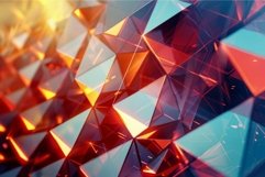 Vibrant 3d image showcasing a pattern of colorful, illuminat Product Image 1