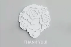 3d layered woman face svg laser cut, womens day crafting svg Product Image 6