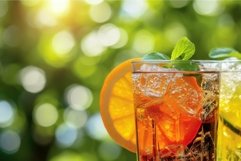 Invigorating Beverage merges crisp taste. Generate Ai Product Image 1