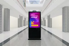 Kiosk Digital Sign Mockup Product Image 1