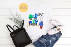 Crazy Plant Lady sublimation design PNG Product Image 4