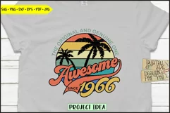 1966 Vintage Birthday | Vintage Birthday | Retro birthday Product Image 3