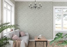 Wall mockup - Wallpaper mockup - Living room scene Product Image 9