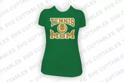 Tennis SVG | Tennis Mom | Shirt Design Product Image 3