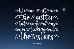 My Star - a font written in the stars - Free Font Of The Week Product Image 7