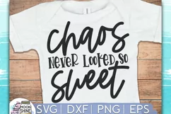 Chaos Never Looked So Sweet SVG DXF PNG EPS Cutting Files Product Image 1