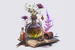 Spell book clipart, Halloween clipart, Fantasy clipart Product Image 8