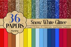 SALE OFF 432 Glitter Digital Paper, Princess Kid Party Paper Product Image 10