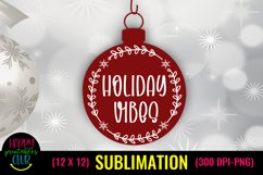 Holiday Vibes Christmas Sublimation I Holiday Sublimation Product Image 1