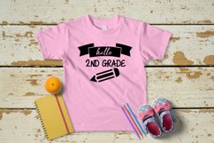 2nd Day Of School SVG|Hello 2nd Grade SVG Product Image 1