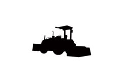 Bulldozer Silhouette Product Image 1
