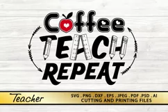 Teacher SVG PNG EPS DXF Files for Cutting and Printing Product Image 2