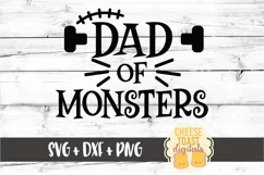 Dad Of Monsters - Halloween SVG PNG DXF Cut Files Product Image 2