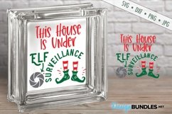 Elf Surveillance SVG | Christmas SVG Product Image 1