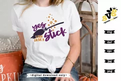 Halloween SVG file | Yes, I can drive a stick SVG design Product Image 2
