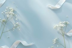 Minimalist Wedding Mockup. Wedding flat lay mockup backdrop Product Image 1