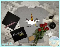 Unicorn Face With Graduation Cap Seniors of 2019 SVG Product Image 2