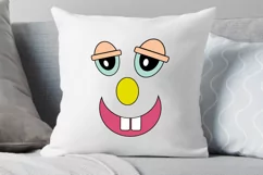 Mask SVG PNG EPS DXF Funny Face Mask SVG Funny Mask Design Product Image 4