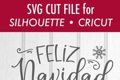 Feliz Navidad - Christmas - Mittens - SVG DXF Product Image 3