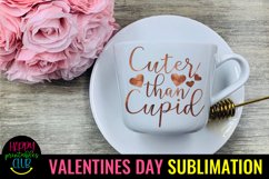Cuter than Cupid Valentine Sublimation Design Product Image 3