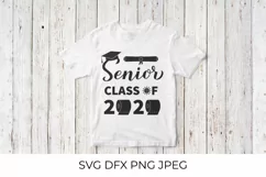 Senior Class of 2020 lettering with toilet paper SVG Product Image 2