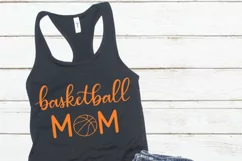 Basketball mom SVG | Handlettered Sports mom SVG file Product Image 2