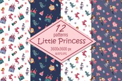 Little Princess digital paper /seamless patterns Product Image 1