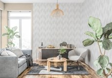Wall mockup - Wallpaper mockup - Living room scene Product Image 5