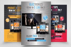 3 Layout Technology Product Promotion Flyer Product Image 1