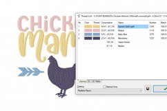 Chicken Mama Machine Embroidery Design 2 Sizes Product Image 2