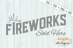 Fireworks Sold Here SVG DXF Files Product Image 2