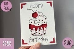 Birthday card insert design| Paper cutting | Cricut Joy svg Product Image 2